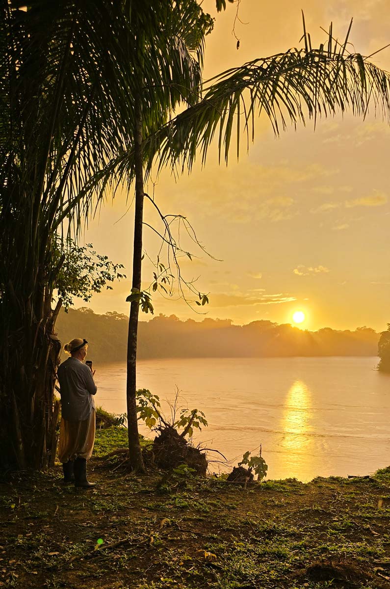 Sunset in Tambopata